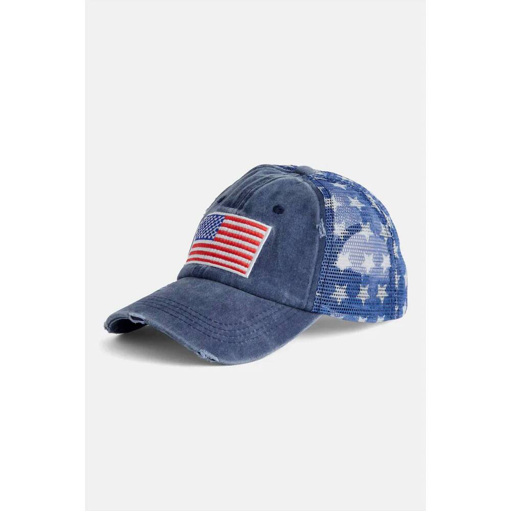 NEW COCO + CARMEN women's ellery mesh hat in navy